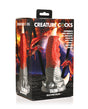 Creature Cocks Talon Fantasy Silicone Dildo in its packaging, showcasing a dragon-themed design with vibrant colors.