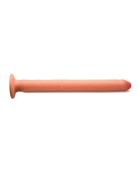Hosed Thick Silicone Enema Hose 15 inches Long in a realistic design with a thick shaft for deep cleansing and pleasure.