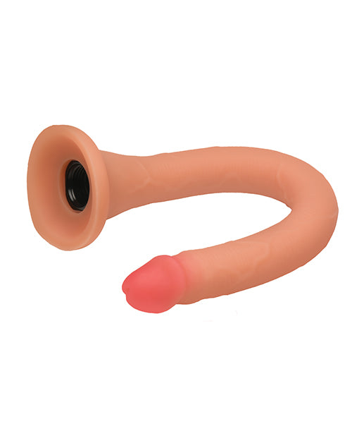 Hosed Silicone Enema Hose 12 Inches Long designed for hygiene and stimulation, featuring a lifelike shaft and head.