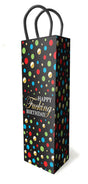 Happy Fucking Birthday Gift Bag with colorful polka dots for cheeky birthday presents.