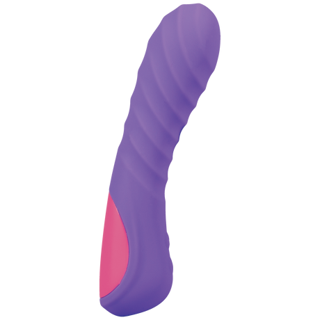 Mood Play Mini Power Vibe Purple, a compact purple vibrator with a textured design for optimal stimulation.