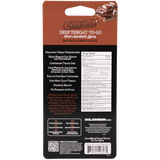 Goodhead Deep Throat Spray to-Go Double Chocolate 0.3 Oz packaging with details on use and ingredients.