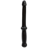 Doc Johnson Anal Push Flexible Anal Probe Black displayed upright for smooth, controlled backdoor exploration.
