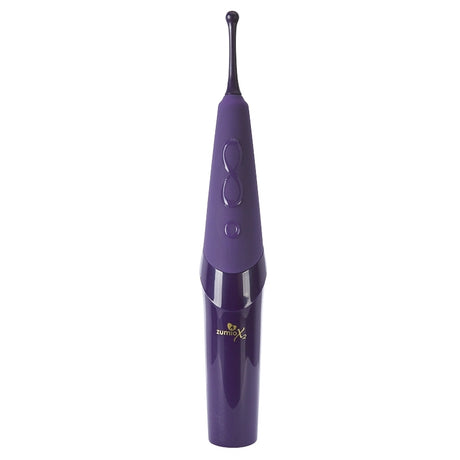 Zumio X2 Rotation Clitoral Stimulator Purple features a unique rotating silicone tip for targeted stimulation.