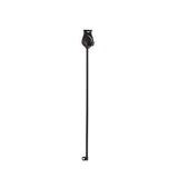 ZALO Doll Designer Collection Rose Riding Crop crafted from Italian leather, featuring elegant metal parts for luxurious BDSM experiences.