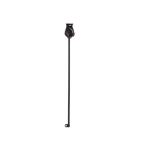 ZALO Doll Designer Collection Rose Riding Crop crafted from Italian leather, featuring elegant metal parts for luxurious BDSM experiences.