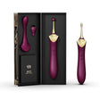 ZALO Bess Clitoral Massager Velvet Purple with innovative DirectPower technology in elegant packaging
