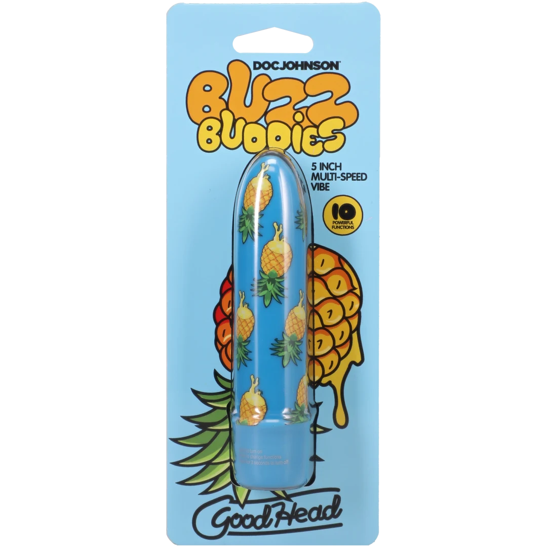 Goodhead Buzz Buddies 5 Inch Multi-Speed Vibe Pineapple - Image 3