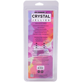 Crystal Jellies Realistic Cock 7 Inches Pink packaging with product details and features listed.