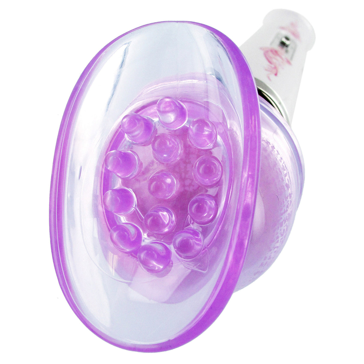 Lily Pod Wand Attachment Boxed for targeted massage with a uniquely shaped design and silicone texture.