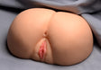 SexFlesh Firm Pussy & Ass Masturbator showcasing realistic features on a soft surface.