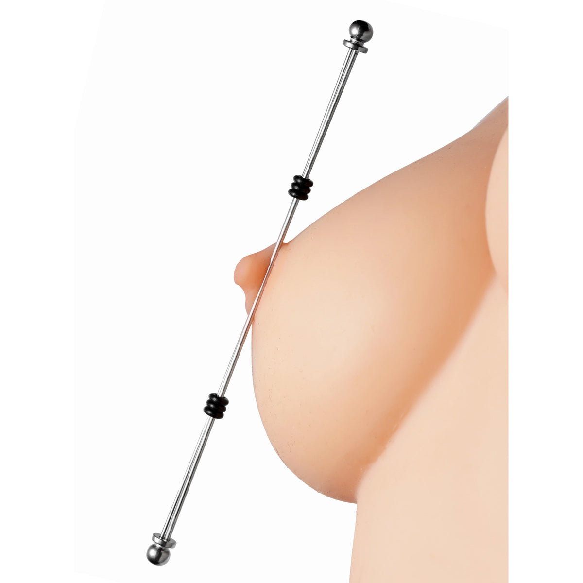 Master Series Abacus Vice Double Bar Pincher demonstrating its sleek design and function on a model.