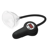 Size Matters Digital Automatic Pussy Pump showing digital pressure gauge and suction control.