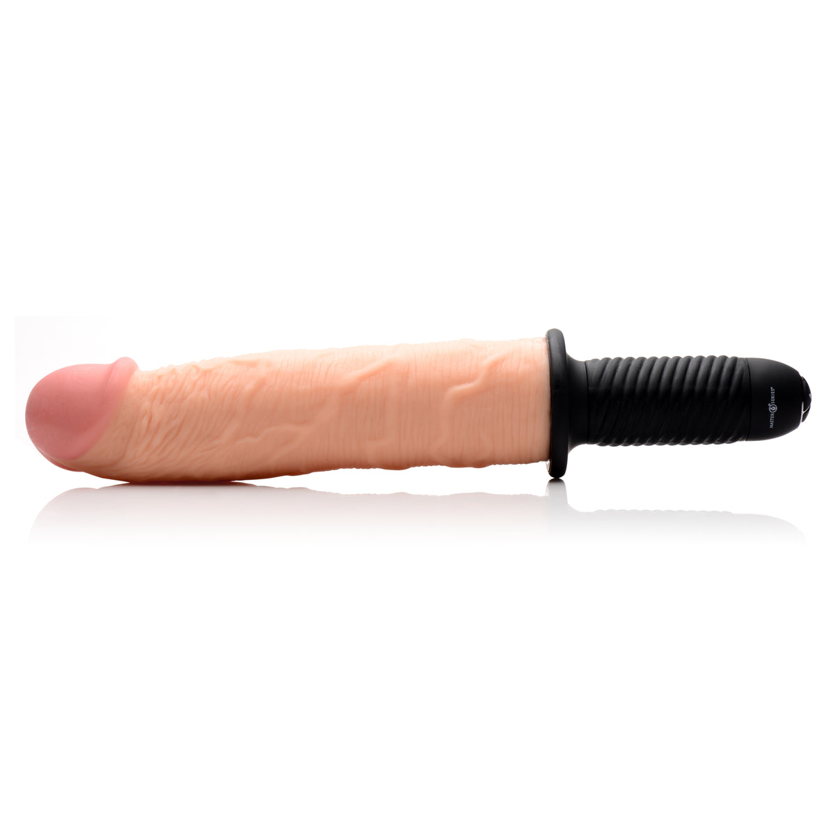 Onslaught 13 Mode XXL Vibrating Giant Dildo Thruster Flesh with ultra-realistic design and powerful vibration features.