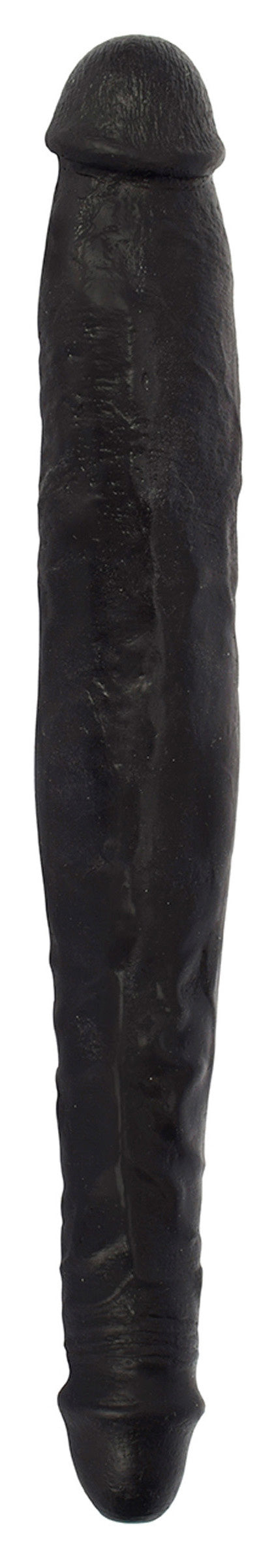 JOCK 13 Inch Tapered Double Dong Black with realistic detailing and veined shaft for enhanced pleasure.