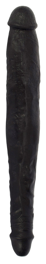 JOCK 13 Inch Tapered Double Dong Black with realistic detailing and veined shaft for enhanced pleasure.