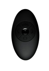 Remote control for Silicone Vibrating and Thrusting Plug with Remote Control, designed for easy pleasure adjustment.