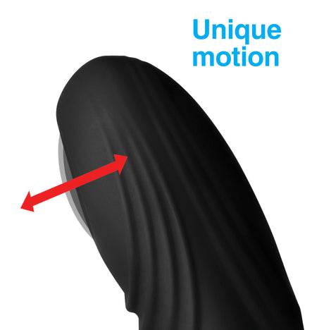 Alpha Pro 7X P-Thump Tapping Prostate Stimulator showcasing unique motion and ridges for enhanced pleasure.