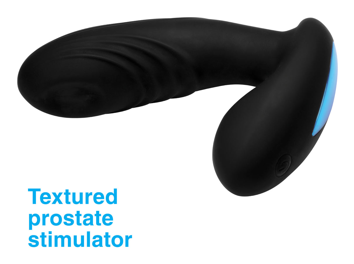 Alpha Pro 7X P-Thump Tapping Prostate Stimulator showcasing textured design and ergonomic shape.