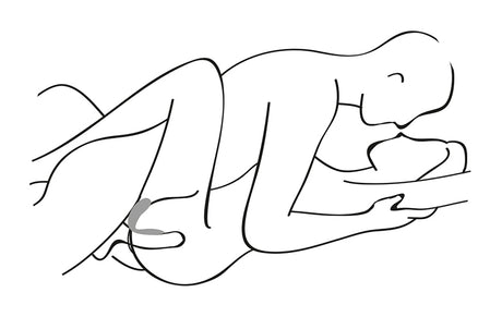 Couple using Satisfyer Double Joy Partner Vibrator, enhancing intimacy and pleasure during intercourse.