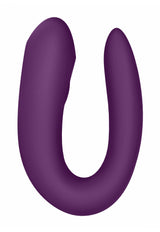 Satisfyer Double Joy Partner Vibrator in a sleek horseshoe design for enhanced pleasure.