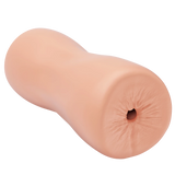 The Super Sucker Cum Dumpster Boy Butt Ultraskyn Masturbator showcasing its lifelike design and closed end for suction.