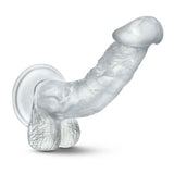 B Yours Sweet N Hard 7 inch clear realistic dildo with strong suction cup base for G-Spot or P-Spot stimulation.