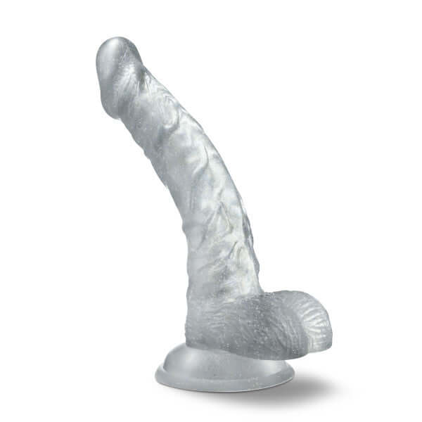 B Yours Sweet N Hard 7 inch clear realistic dildo with strong suction cup base for versatile stimulation.