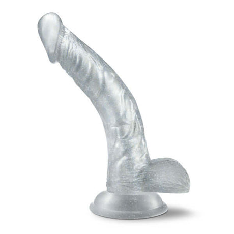 B Yours Sweet N Hard 7 inches clear realistic dildo with strong suction cup base for versatile stimulation.