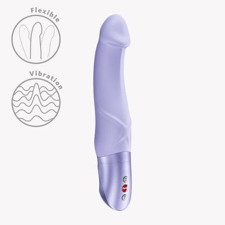 Fun Factory Mr Boss G-Spot Vibrator Purple with flexible tips and vibration features