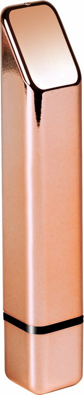 Rocks Off Bamboo 10 Speed Rose Gold Vibrator in elegant rose gold finish, designed for pleasure and style.