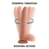 Big Shot silicone dildo with powerful vibration and rotating action for intense pleasure.