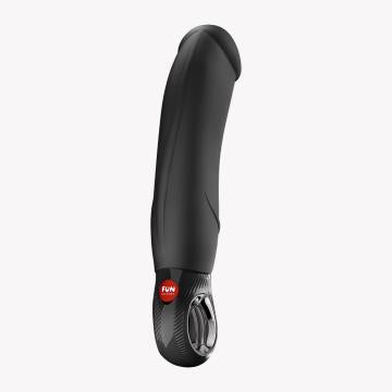 Fun Factory Big Boss Black Line Vibrator in sleek black design with ergonomic shape.
