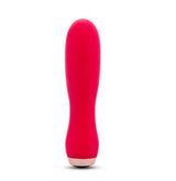 Nu Sensuelle Skye Velvet Touch Bullet Hot Pink vibrator with ultra-soft velvet touch silicone.