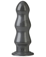 American Bombshell B-7 Tango 7 Inch Probe Gun Metal showcasing its bold triple ripple design in gun metal grey.