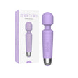 Viben Mini Halo Lilac Rechargeable Wand Massager in packaging, showcasing its compact design and features.