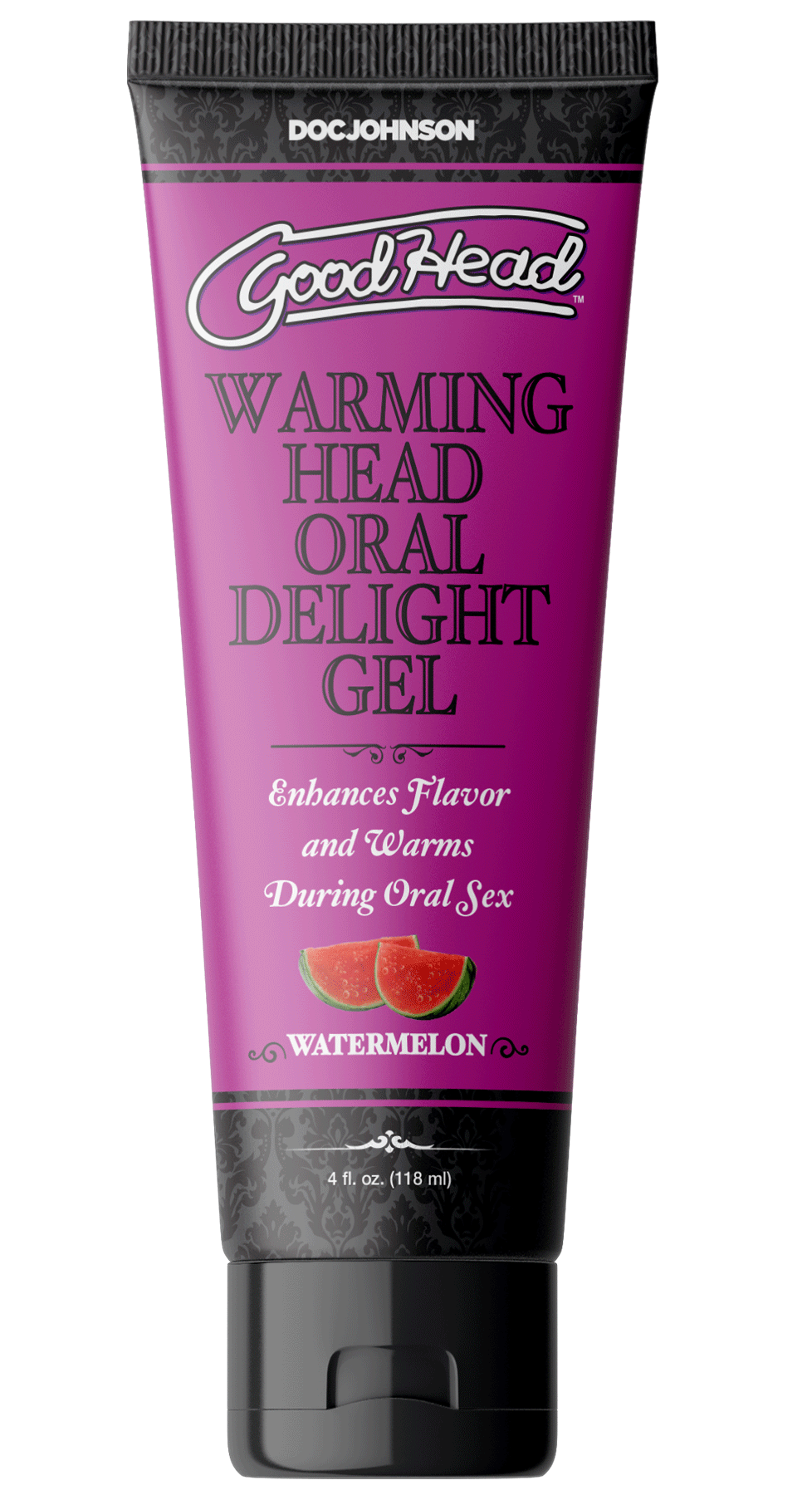 GoodHead Warming Head Oral Delight Gel Watermelon 4 Oz Bulk packaging for enhancing oral pleasure with a warming sensation.