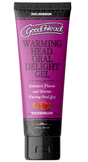 GoodHead Warming Head Oral Delight Gel Watermelon 4 Oz Bulk packaging for enhancing oral pleasure with a warming sensation.