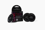 One Flex Graphene Condoms 3 Pack packaging and individual condoms displayed.