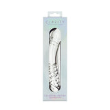 Clarity Glass Dildo Celestial Desire packaging showcasing the elegant double-ended design.