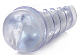Mistress Brianna Diamond Deluxe Ass Stroker Clear realistic clear design with textured interior for enhanced pleasure.