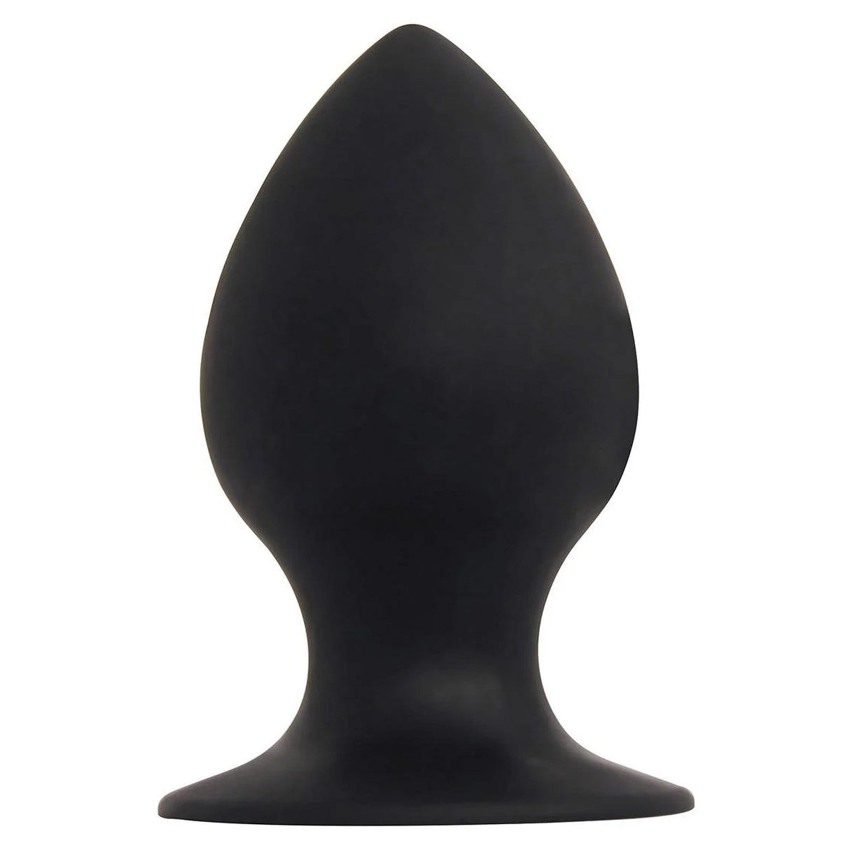 Rooster Daddy-O Silicone Anal Plug Large in sleek black silicone, designed for comfort and pleasure.