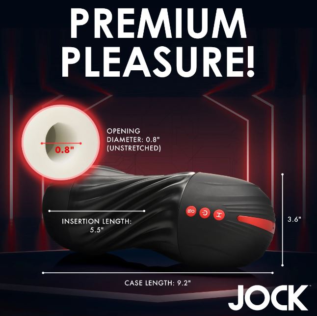 Jock Rechargeable Sucking & Vibrating Masturbator - Image 4