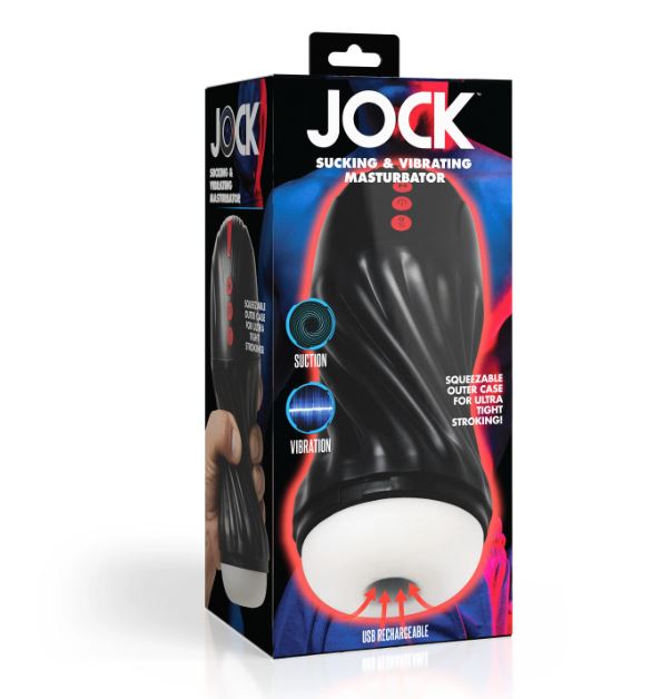 Jock Rechargeable Sucking & Vibrating Masturbator