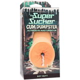 The Super Sucker Cum Dumpster Boy Butt Ultraskyn Masturbator packaging showcasing the product design and details.