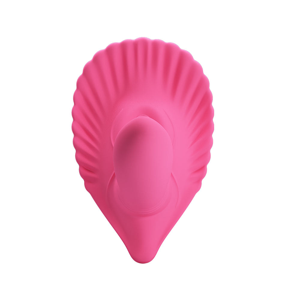 Pretty Love Fancy Clamshell App Control G-Spot Vibrator in pink silicone, designed for internal pleasure and G-spot stimulation.