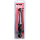Doc Johnson Anal Push Flexible Anal Probe Black in packaging, designed for comfortable backdoor exploration.