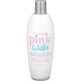 Pink Water Based Lubricant for Women 8 Oz bottle, water-based formula for intimate comfort.