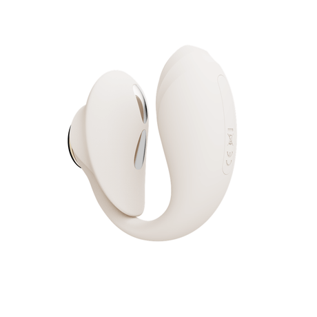 ZALO Deya Wearable Smart Dual Vibrator with App Control in a sleek design for hands-free use.