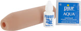 Doctor Love Girth Enhancer Turboskin 6 Inch X 2 Inch with lubricant containers for optimal use.